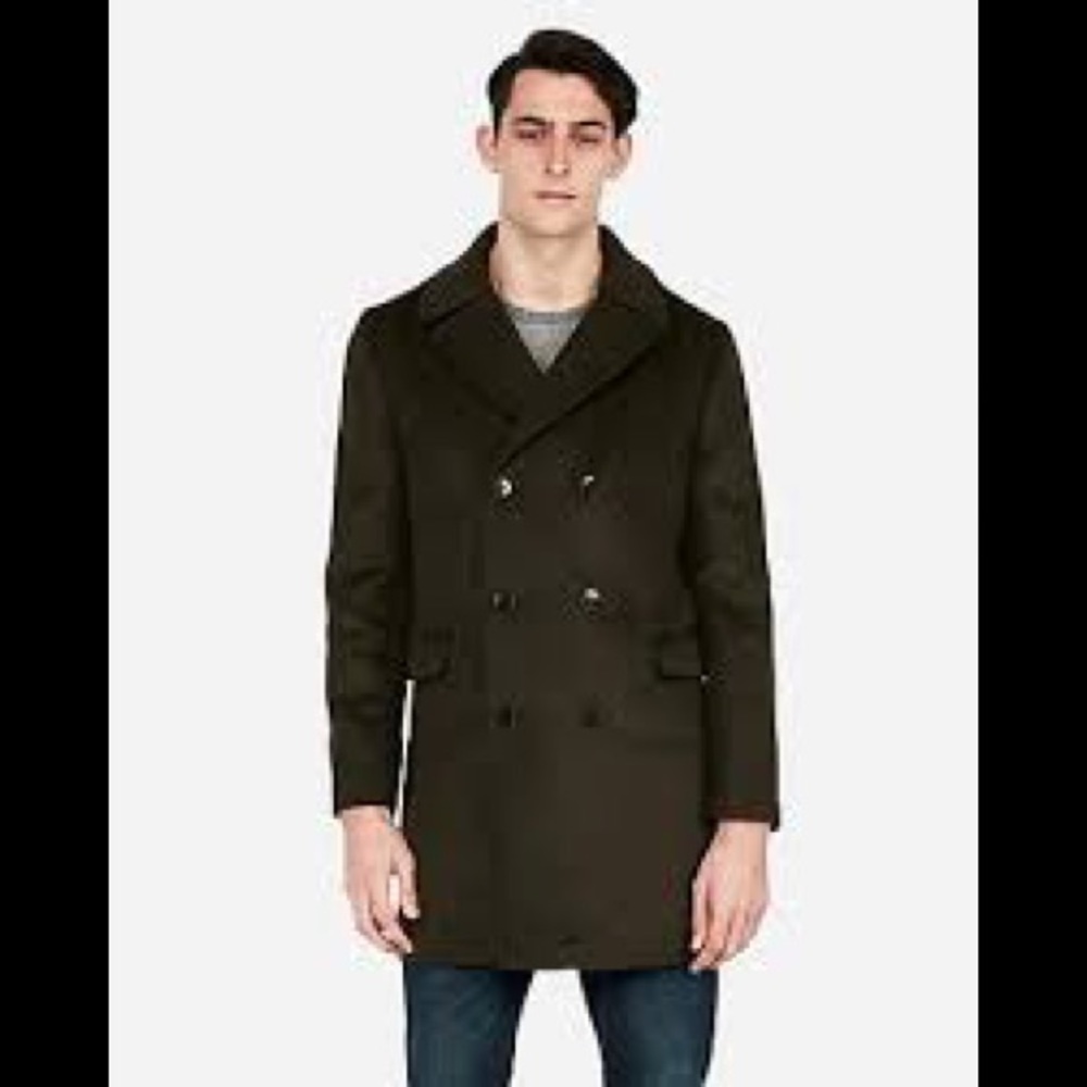 (NWT) Express Double Breasted Oversized Topcoat